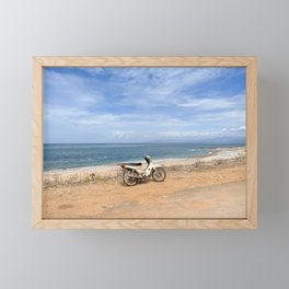 Beach Ride Framed Mini Art Print