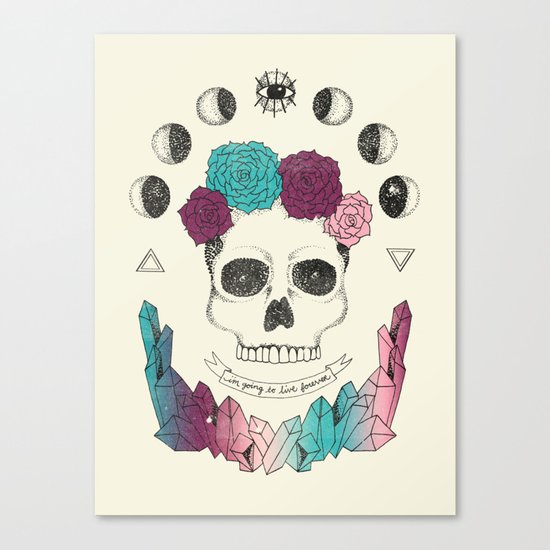 Live Forever Canvas Print