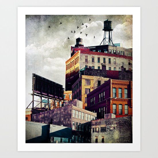 The Rooftop #3 Art Print