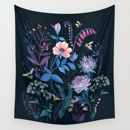 Bees Garden Wall Tapestry