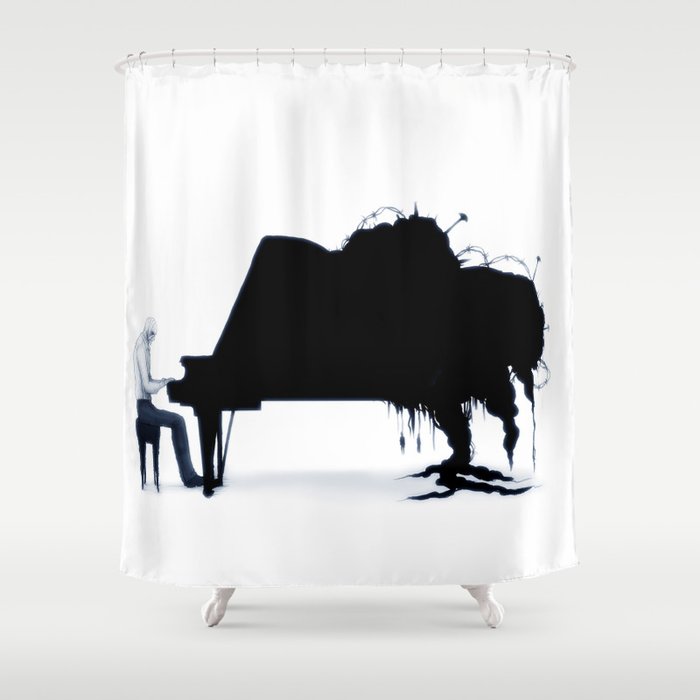 Claire de Lune Shower Curtain