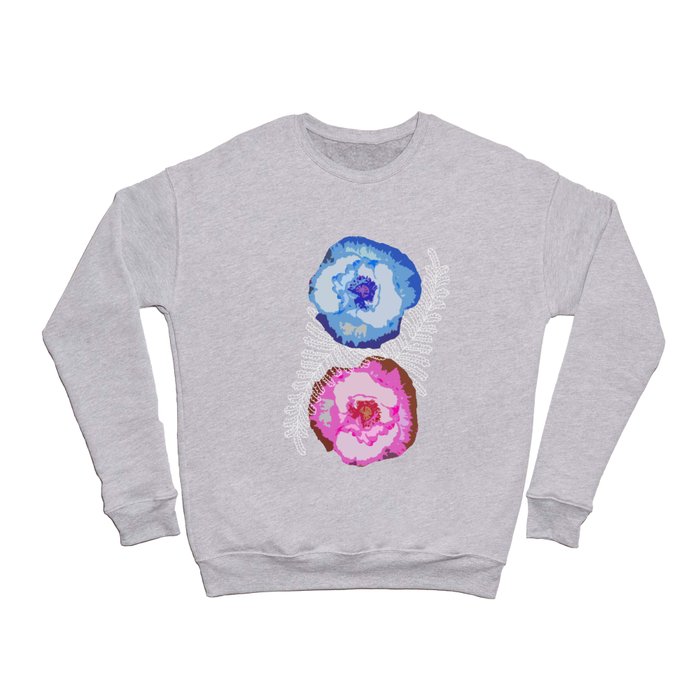 Poppies and fern Crewneck Sweatshirt