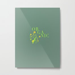 ORGANIC Metal Print | Digital, Flower, Organic, Graphicdesign, Tree, Environmentfriendly, Greenrevelotuion 