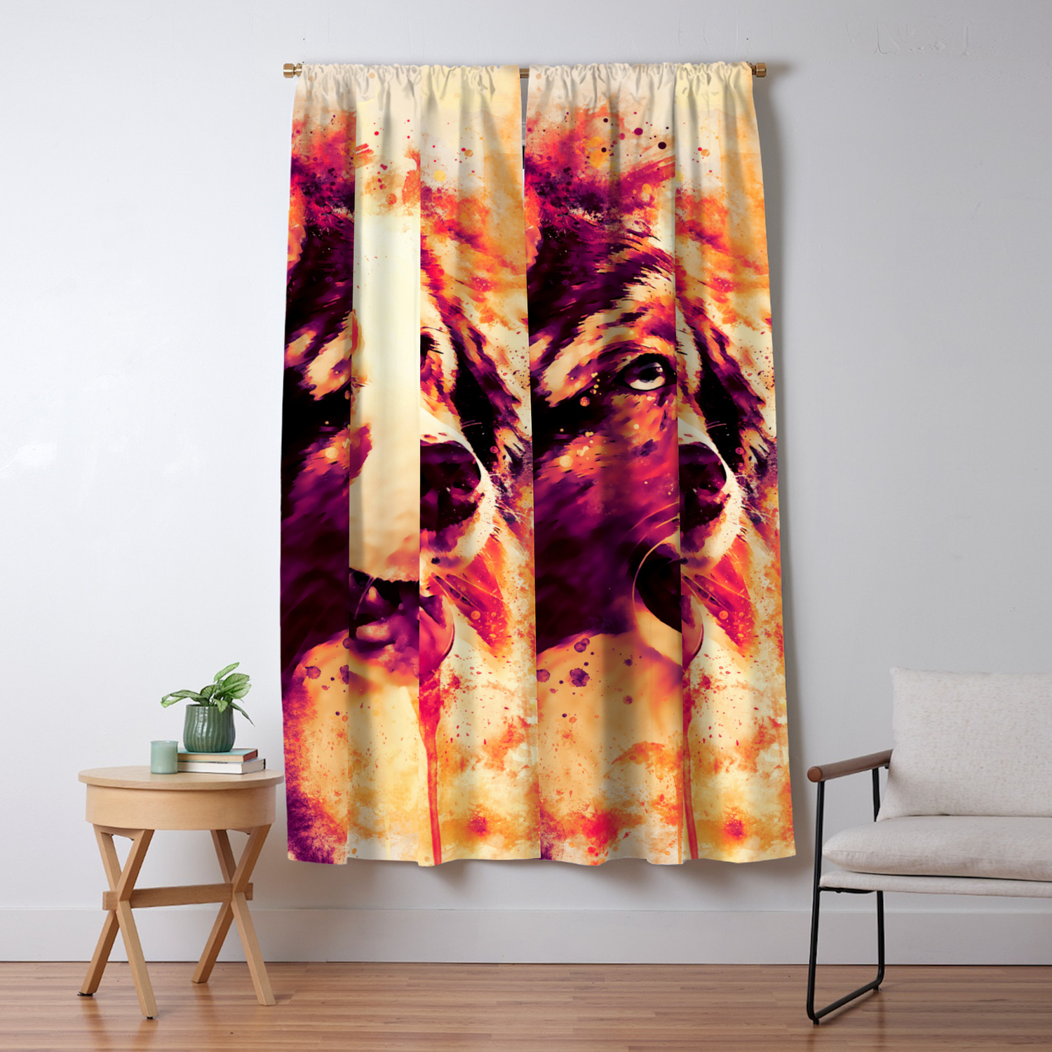 Australian Shepherd Dog 2 Wslsh Blackout Curtain By Gxp Design