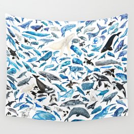 A Celebration of Cetaceans Wall Tapestry