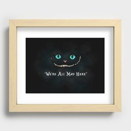 Cheshire cat Recessed Framed Print
