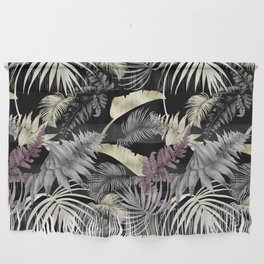 Elegant Jungle Print With Black  Wall Hanging