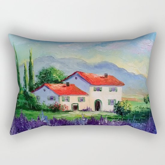 The beauty of Provence Rectangular Pillow