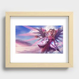 Pink Mercy Recessed Framed Print