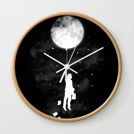 Midnight Traveler Wall Clock