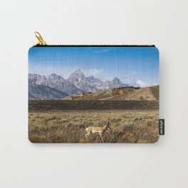Walk About - Pronghorn Antelope Takes a Stroll on Autumn Day in Grand Teton National Park Wyoming Carry-All Pouch
