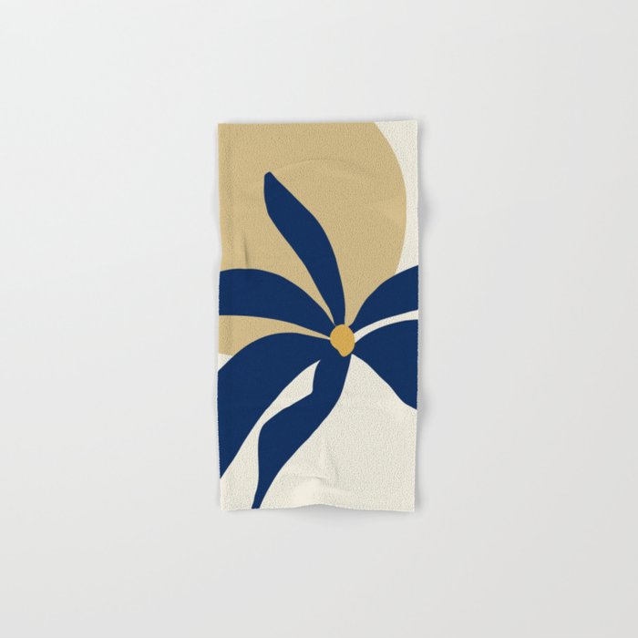 The Flower And The Sun, Floral Prints Hand & Bath Towel