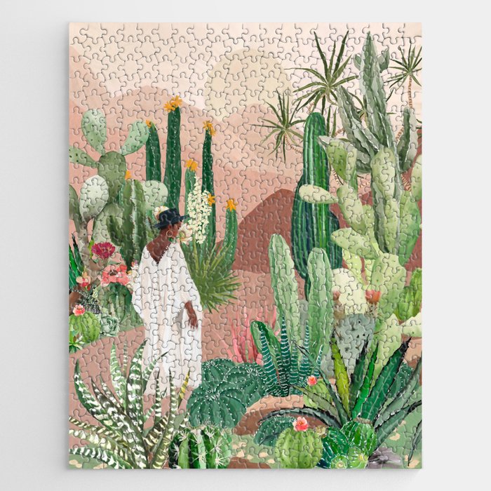 Dream cactus garden Jigsaw Puzzle