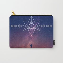 Across the Universe | Sacred Geometry Space | Mandala Space Carry-All Pouch