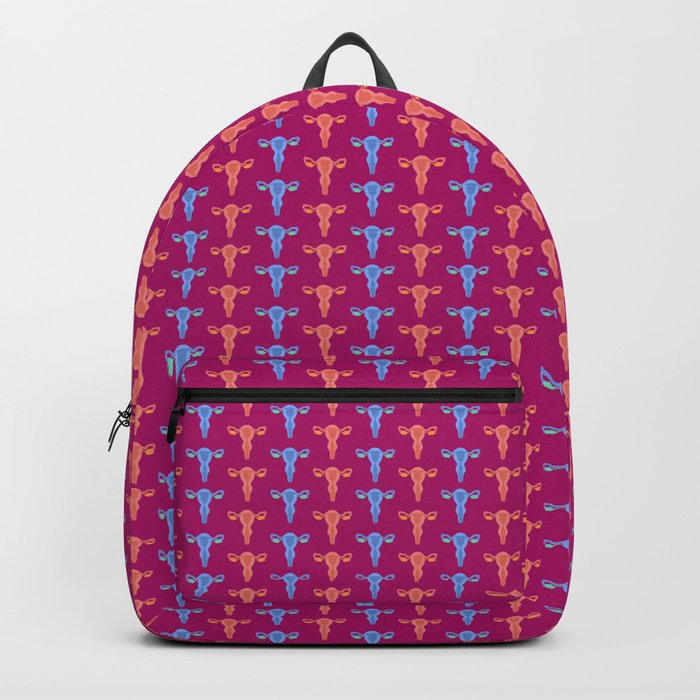 My Uterus (pink background) Backpack