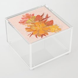 Warm Flowers Acrylic Box