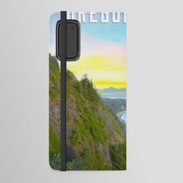 Oregon Coast Sunset and Ocean Views Android Wallet Case