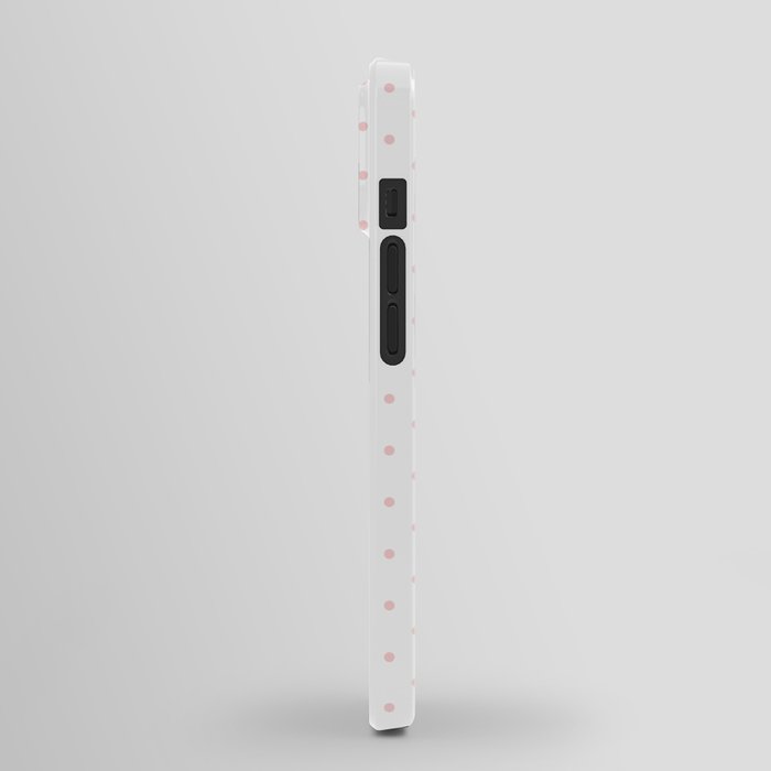 Small Pastel Pink Polka dots Background