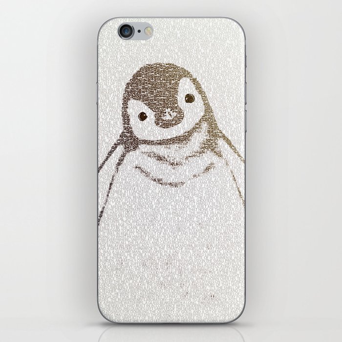 The Little Intellectual Penguin iPhone Skin