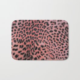 Pink leopard print Bath Mat