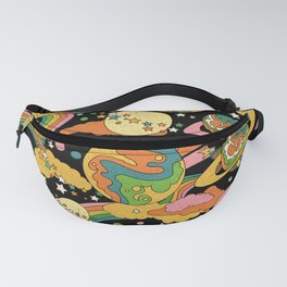Cosmic Magic Universe Fanny Pack | Retro, Shootingstars, Saturns, Homeliving, Furnitures, Style, Digital, Curated, Universe, Cosmic 