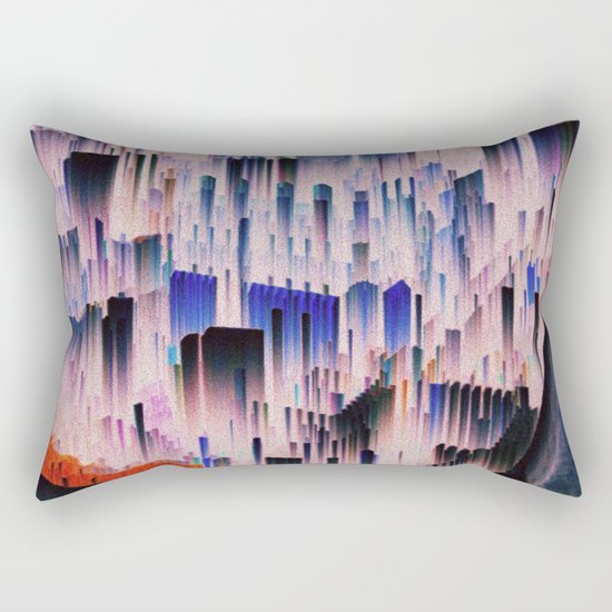 Rooftops Rectangular Pillow