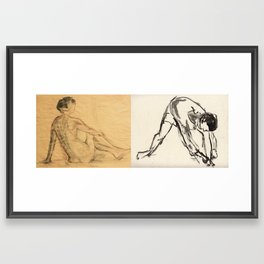 Human beings Framed Art Print