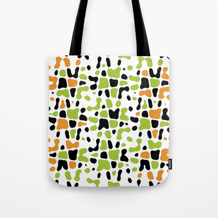Liquid Green Pattern Tote Bag