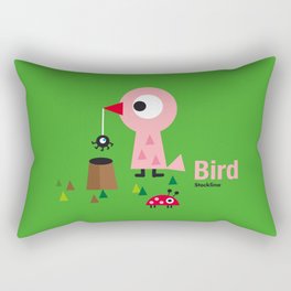 Mr. Bird Rectangular Pillow