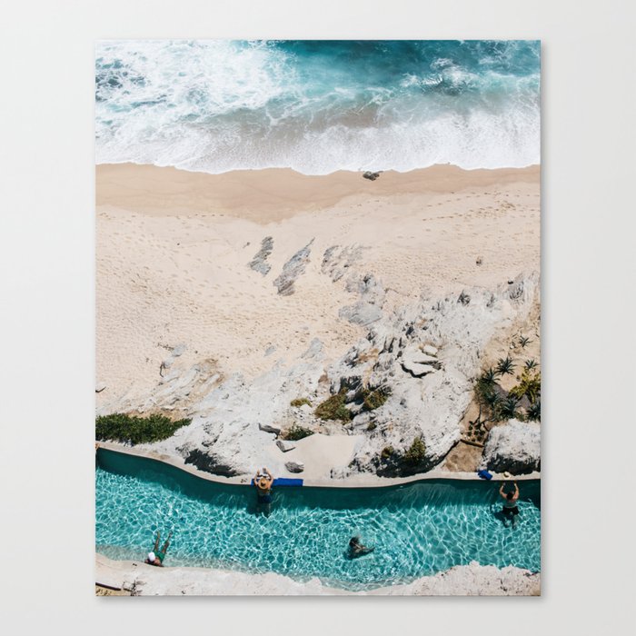 At The Water's Edge, Cabo Canvas Print