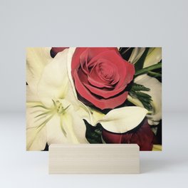 Roses & Lilies Mini Art Print