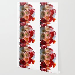 Crepe Paper Icelandic Poppy -- Paper Flowers for Home Decor or Weddings Wallpaper