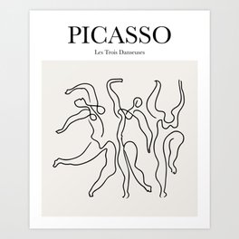 Picasso - Les Trois Danseuses Art Print