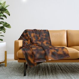 Tortoiseshell amber pattern  Throw Blanket