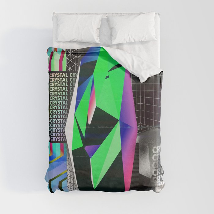 crystal poster Duvet Cover