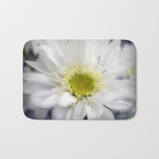 Flower | Flowers | Daisy with Yellow Centre Bath Mat