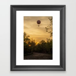 The golden age of Ballooning - Budapest - 2022 MAY Framed Art Print