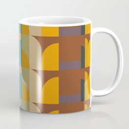 Mid-Century Geometric Pattern  Coffee Mug