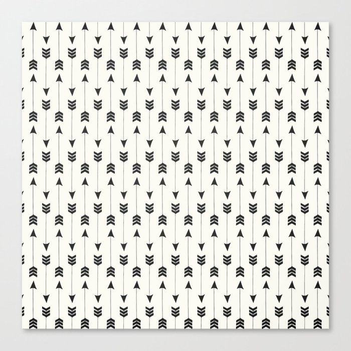 Modern Simple Black White Bohemian Arrows Canvas Print By Pink Water Society6 Did you scroll all this way to get facts about black and white boho? modern simple black white bohemian arrows canvas print by pink water