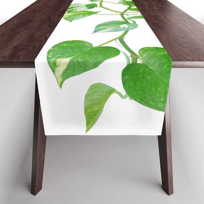Golden Pothos Ivy Dream #1 #tropical #wall #art #society6 Table Runner