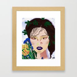 Flower Maria Framed Art Print