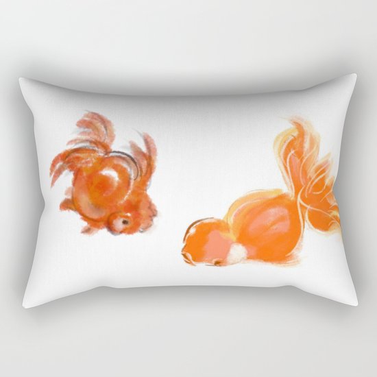 goldfish 1 Rectangular Pillow