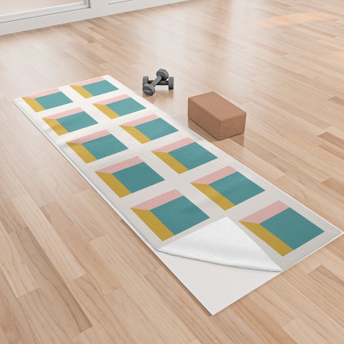 Minimalist 3D Pattern VI Yoga Towel