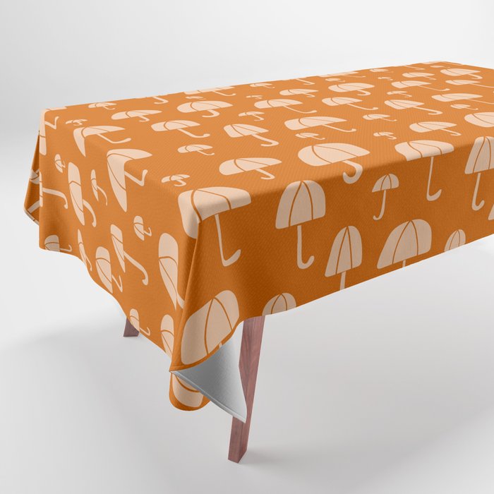 April Showers // Orange Tablecloth