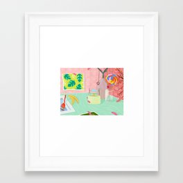 Caterpillar Kitchen Framed Art Print