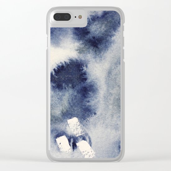 Ocean light || watercolor Clear iPhone Case