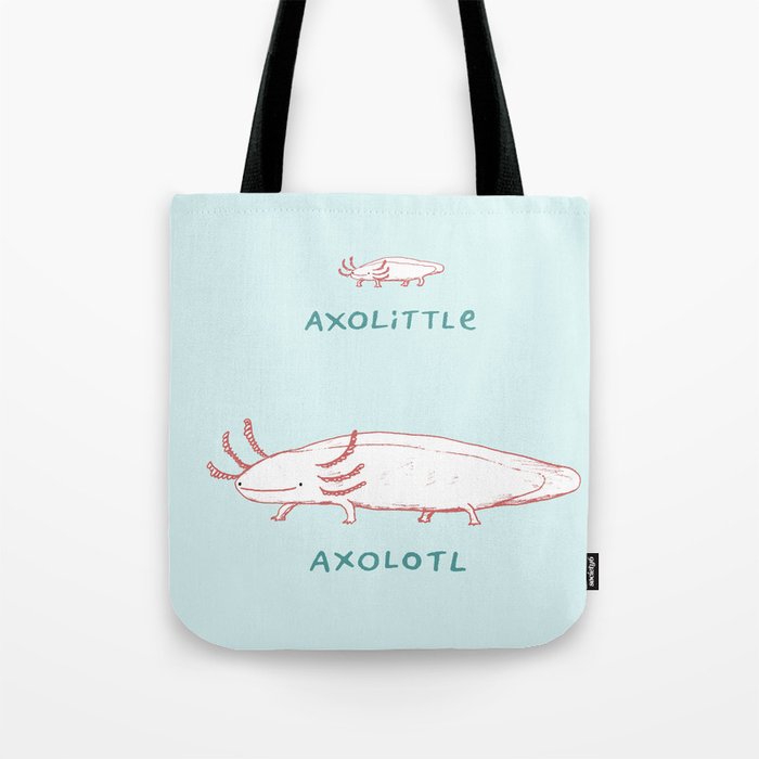 Axolittle Axolotl Tote Bag