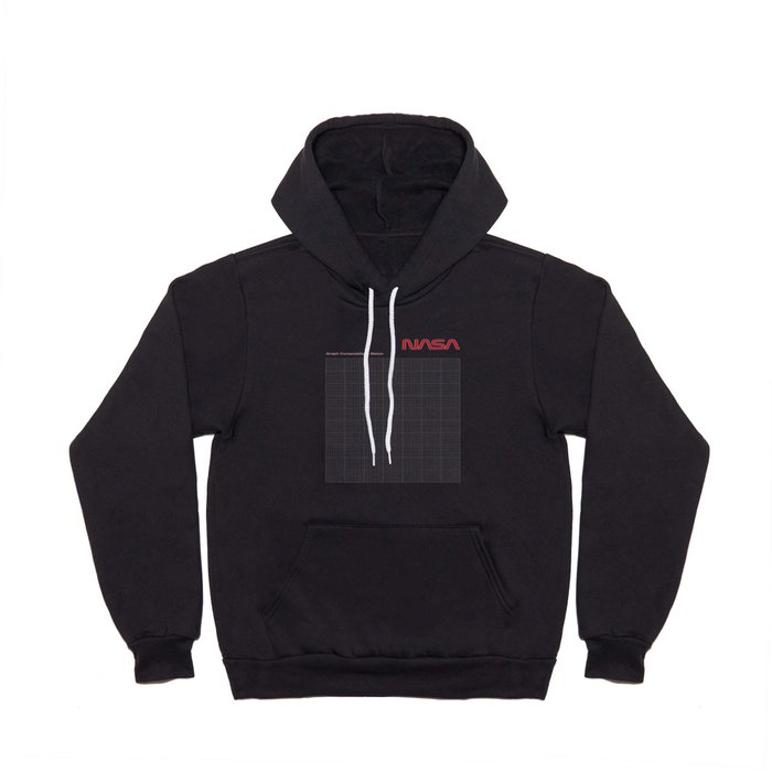 Red Graph Paper Hoody