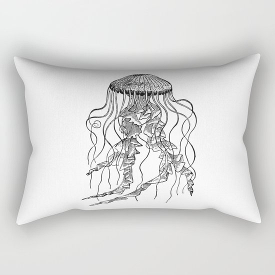 Jellyfish Rectangular Pillow