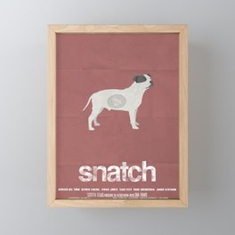 "Snatch" Minimal Poster Framed Mini Art Print